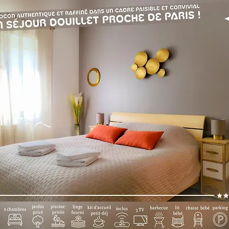 Unique Le Caijonet Proche De Disneyland, Aeroport Cdg, Paris Villeparisis