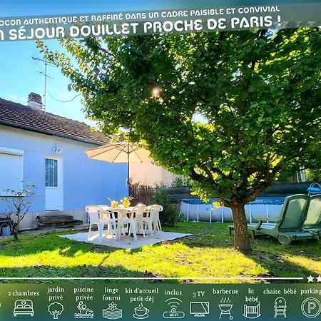 Unique Le Caijonet Proche De Disneyland, Aeroport Cdg, Paris Holiday home